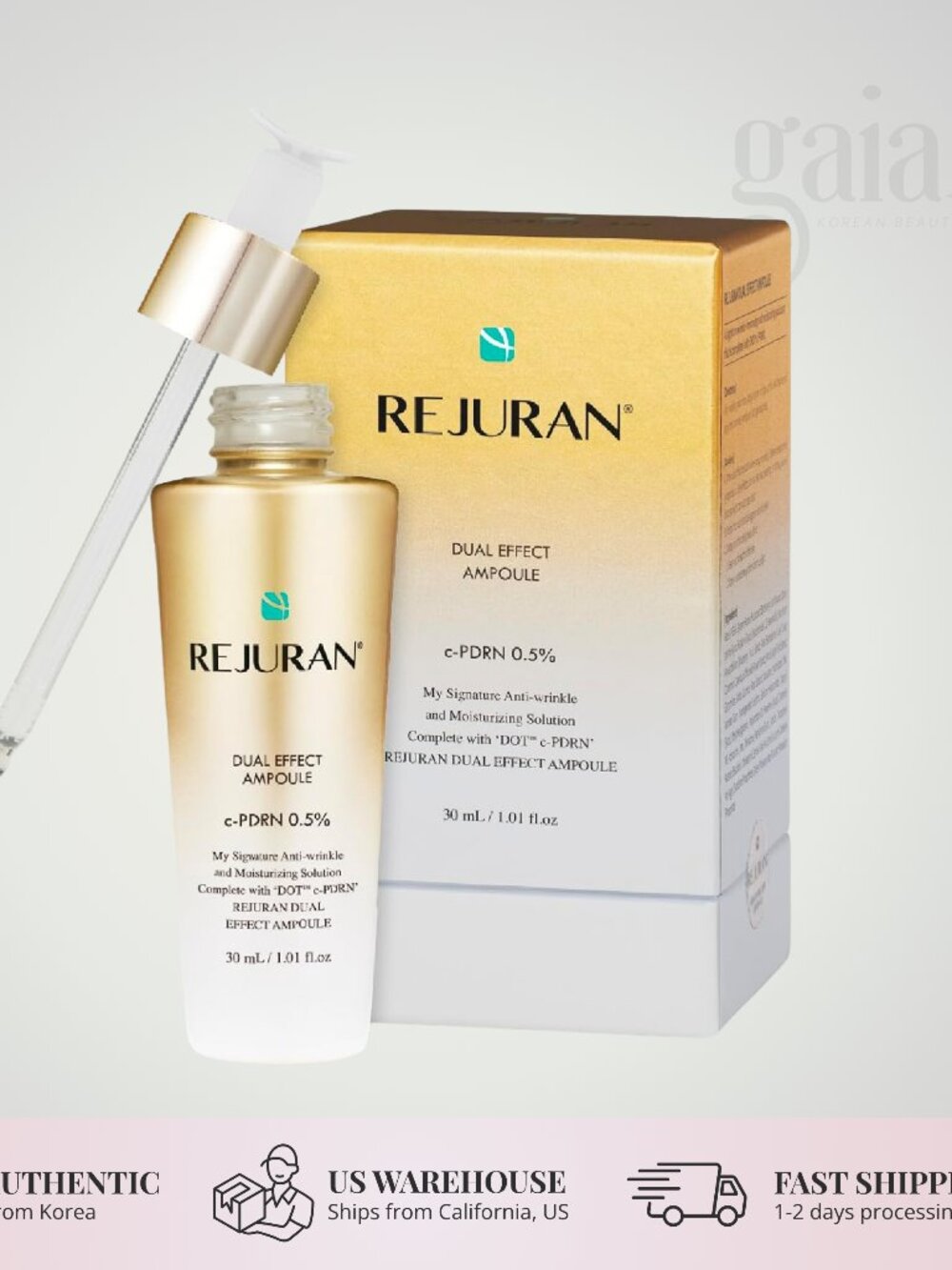 REJURAN Healer Turnover Ampoule Dual Effect 30ml